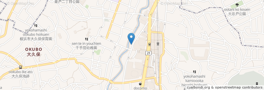 Mapa de ubicacion de レイヤーハウス　@Love en 日本, 神奈川県, 横浜市, 港南区.