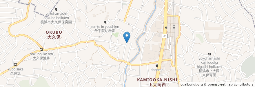 Mapa de ubicacion de Bistro Panier en Япония, Канагава, Йокогама, Конан.