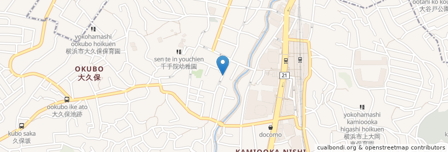 Mapa de ubicacion de HOMIE en 일본, 가나가와현, 요코하마시, 港南区.
