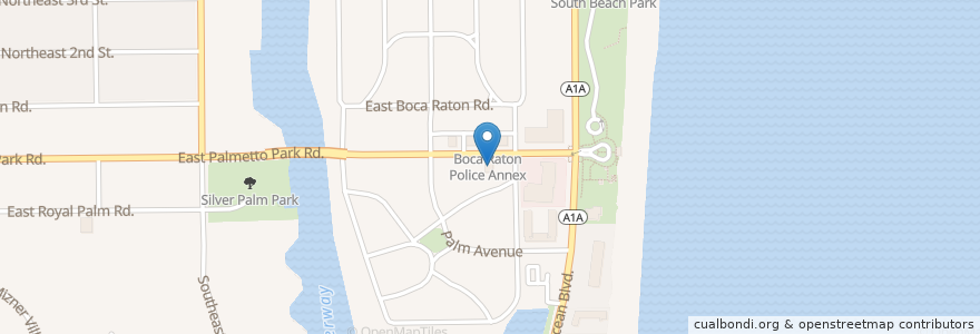 Mapa de ubicacion de SunTrust en Verenigde Staten, Florida, Palm Beach County, Boca Raton.
