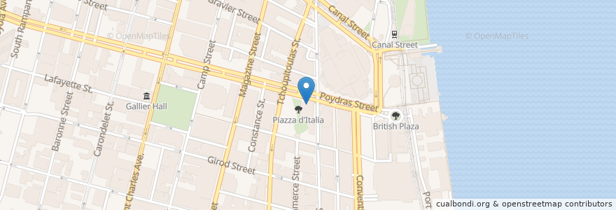 Mapa de ubicacion de The Swizzle Stick Bar en Estados Unidos Da América, Luisiana, Orleans Parish, New Orleans.