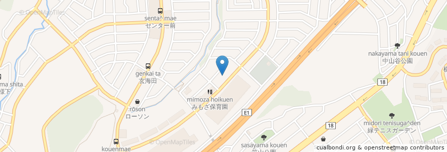Mapa de ubicacion de みなみ台耳鼻科 2F en Japonya, 神奈川県, 横浜市, 緑区.