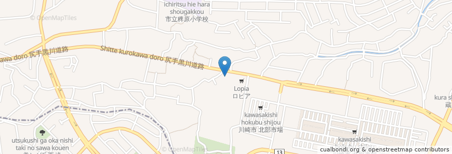 Mapa de ubicacion de 水沢@歯科 en ژاپن, 神奈川県, 川崎市, 宮前区.