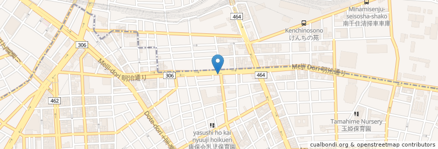 Mapa de ubicacion de Café Tepui en Japan, 東京都, 台東区.