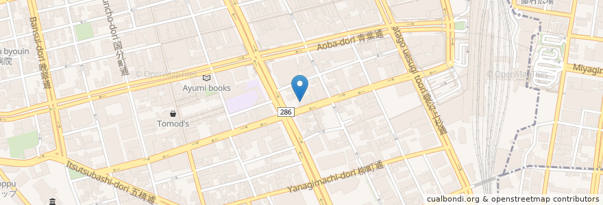 Mapa de ubicacion de EDC医療福祉学院 en Japón, Prefectura De Miyagi, 仙台市, 青葉区.
