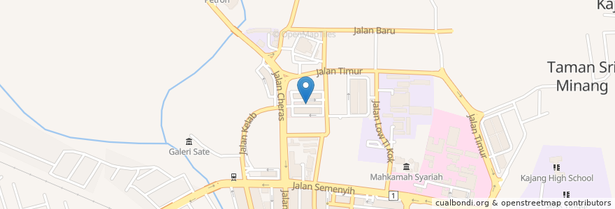 Mapa de ubicacion de Poliklinik Ideal en Malaisie, Selangor, Majlis Perbandaran Kajang.