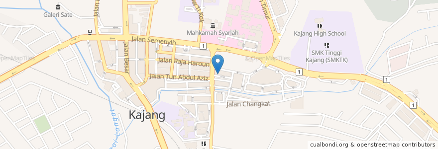 Mapa de ubicacion de Farmasi Econurture en Malezya, Selangor, Majlis Perbandaran Kajang.