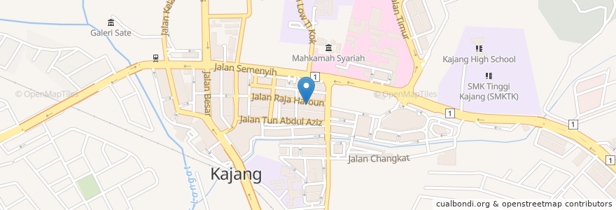 Mapa de ubicacion de Caring Pharmacy en Malesia, Selangor, Majlis Perbandaran Kajang.