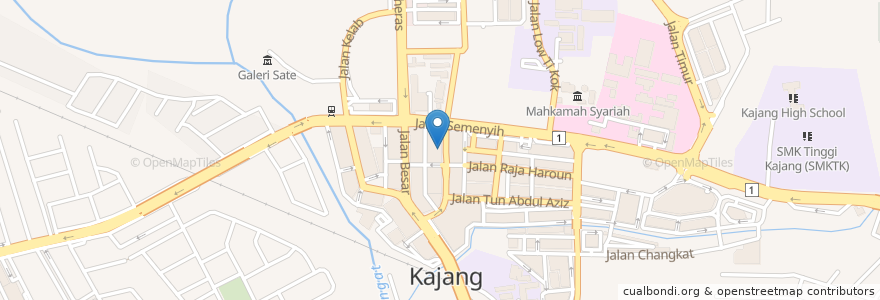 Mapa de ubicacion de Merchantrade en Malaysia, Selangor, Kajang Municipal Council.