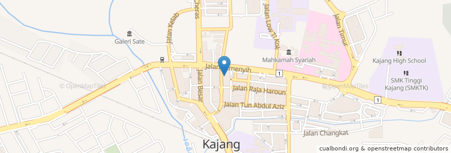 Mapa de ubicacion de Farmasi Lemed en ماليزيا, سلاغور, Majlis Perbandaran Kajang.