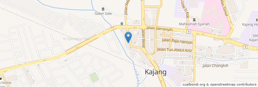 Mapa de ubicacion de City-Link Express en Malasia, Selangor, Majlis Perbandaran Kajang.