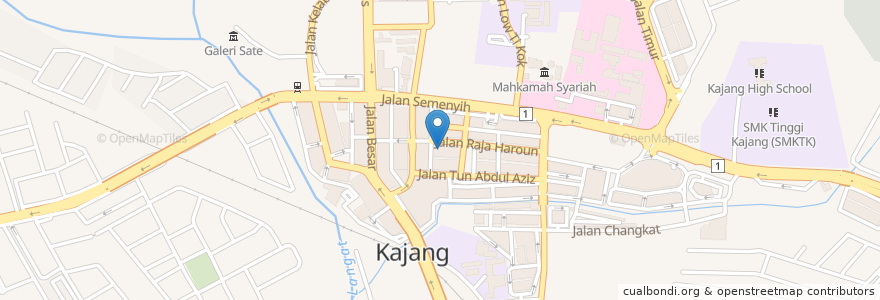 Mapa de ubicacion de Old Buddha Vegetarian Restaurant en Malaysia, Selangor, Kajang Municipal Council.