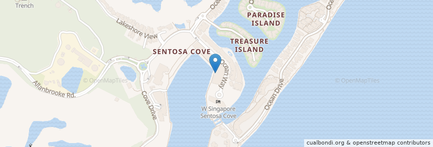 Mapa de ubicacion de Joe and Juice en Singapura, Southwest.