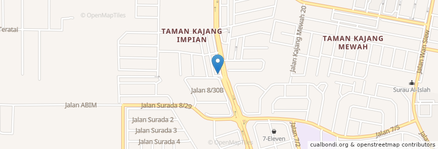 Mapa de ubicacion de Austin Steak House en Malesia, Selangor, Majlis Perbandaran Kajang.