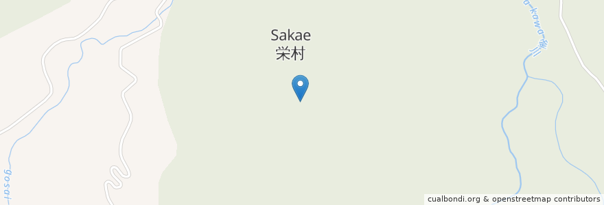 Mapa de ubicacion de Sakae en Japan, Nagano Prefecture, Shimominotchi County, Sakae.