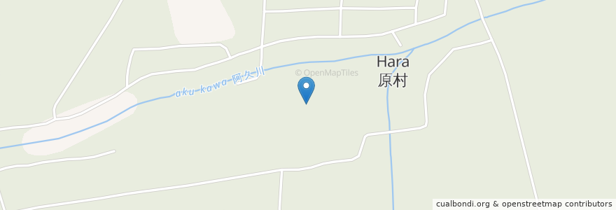 Mapa de ubicacion de 原村 en Япония, Нагано, 諏訪郡, 原村.