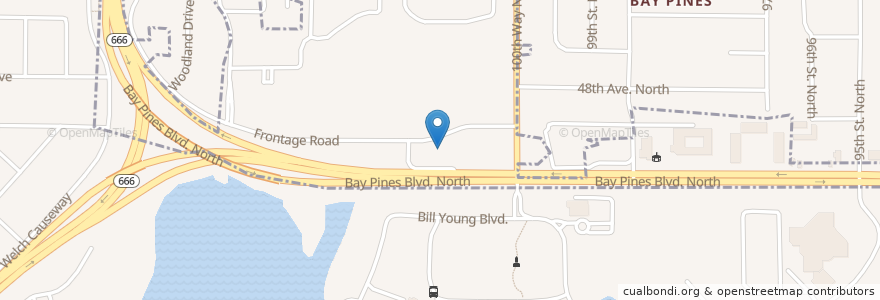 Mapa de ubicacion de Jimmy John's en Estados Unidos De América, Florida, Pinellas County, Seminole.