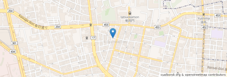Mapa de ubicacion de 焼肉ジャンボ はなれ en Japon, Tokyo, 文京区.