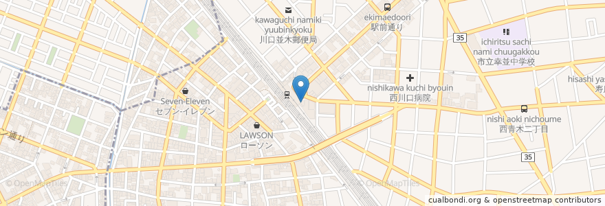 Mapa de ubicacion de マクドナルド en 日本, 埼玉県.