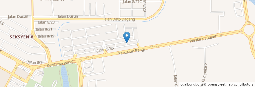 Mapa de ubicacion de Farmasi Najah en 말레이시아, 슬랑오르, Majlis Perbandaran Kajang.