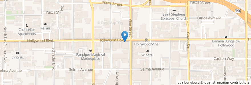 Mapa de ubicacion de The Pie Hole en Amerika Syarikat, California, Los Angeles County, Los Angeles.