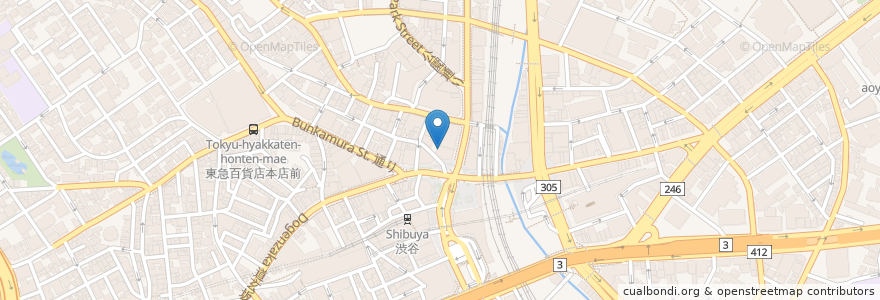 Mapa de ubicacion de Gaspanic en Japonya, 東京都, 渋谷区.