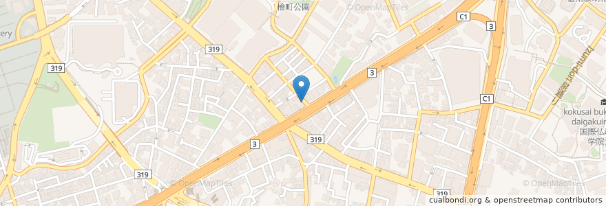 Mapa de ubicacion de Hub Roppongi en Япония, Токио, Минато.
