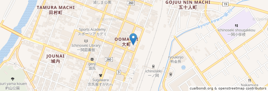 Mapa de ubicacion de 三彩館ぶじせい en اليابان, 岩手県, 一関市.