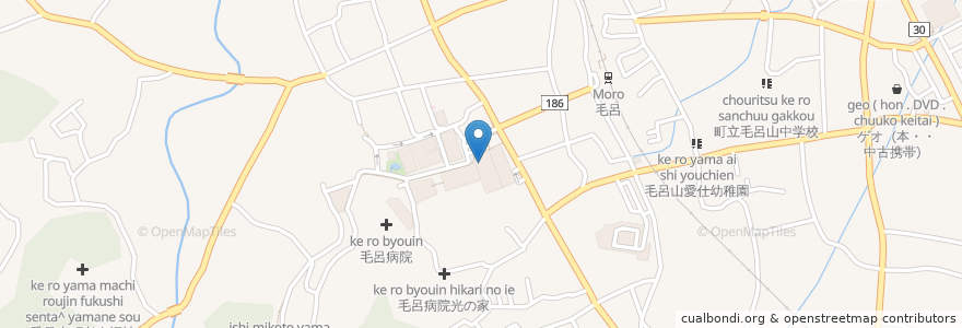 Mapa de ubicacion de さいしん、りそな en ژاپن, 埼玉県, 入間郡, 毛呂山町.