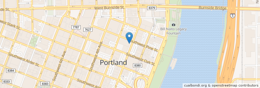 Mapa de ubicacion de Star Park en ایالات متحده آمریکا, اورگن, Portland, Multnomah County.