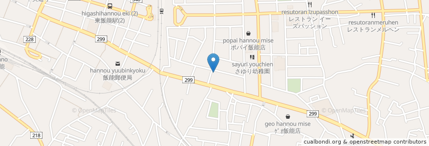 Mapa de ubicacion de 佐瀬病院 検査・リハビリ棟 en Jepun, 埼玉県, 飯能市.