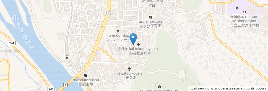 Mapa de ubicacion de やまもと薬局 en 日本, 京都府, 宇治市.