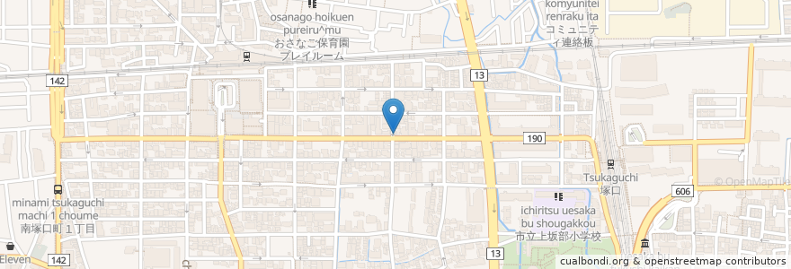 Mapa de ubicacion de 森ケアサ－ビス＆キッズあみ－る en 日本, 兵庫県, 尼崎市.