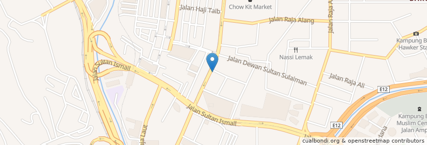 Mapa de ubicacion de Kudu Nasi Kandar en Malesia, Selangor, Kuala Lumpur.