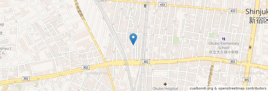 Mapa de ubicacion de 東京ワールド日本語学校 en 日本, 东京都/東京都, 新宿区/新宿區.