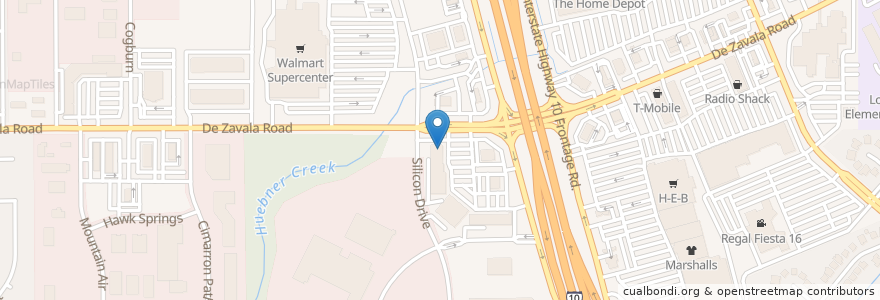 Mapa de ubicacion de Einstein Bros. Bagels en États-Unis D'Amérique, Texas, Bexar County, San Antonio.