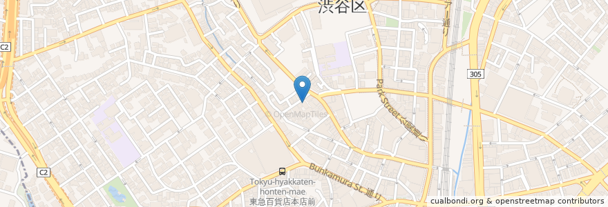 Mapa de ubicacion de Bohemia cafe (hookah) en Japan, Tokio, 渋谷区.