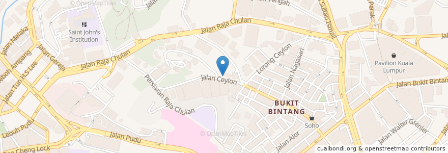 Mapa de ubicacion de Bijan Bar and Restaurant en 말레이시아, 슬랑오르, 쿠알라룸푸르.