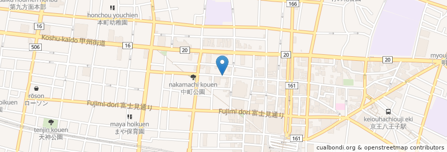 Mapa de ubicacion de bar mols en Giappone, Tokyo, 八王子市.