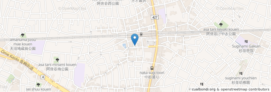 Mapa de ubicacion de がいや en 일본, 도쿄도, 杉並区.