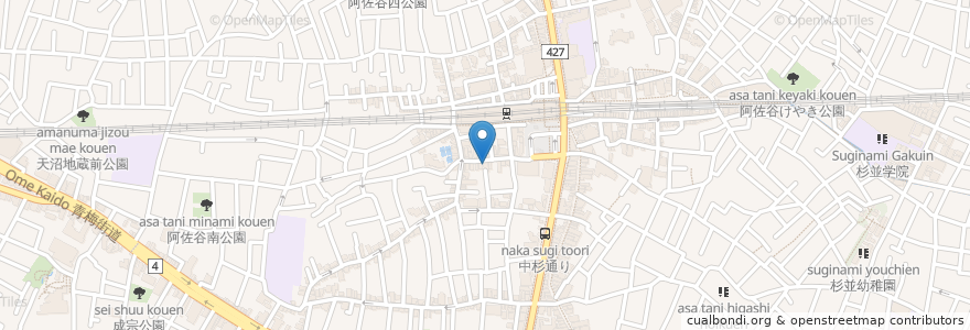 Mapa de ubicacion de かきんちゅ en Japonya, 東京都, 杉並区.