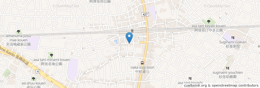 Mapa de ubicacion de 幸寿司 en Jepun, 東京都, 杉並区.