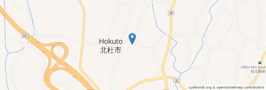 Mapa de ubicacion de 北杜市 en 일본, 야마나시현, 北杜市.