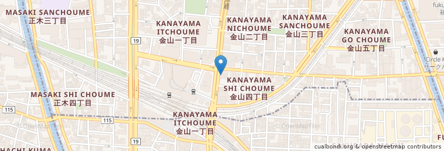 Mapa de ubicacion de いろはにほへと en Jepun, 愛知県, 名古屋市.