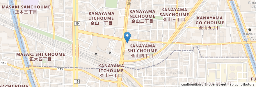 Mapa de ubicacion de 贔屓屋 en Japão, 愛知県, Nagoia.