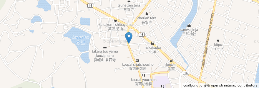 Mapa de ubicacion de たこ八 えっちゃん en 일본, 가가와현, 高松市.