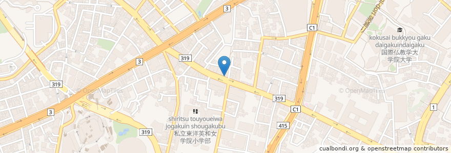 Mapa de ubicacion de Propaganda shot bar en Japan, Tokyo, Minato.