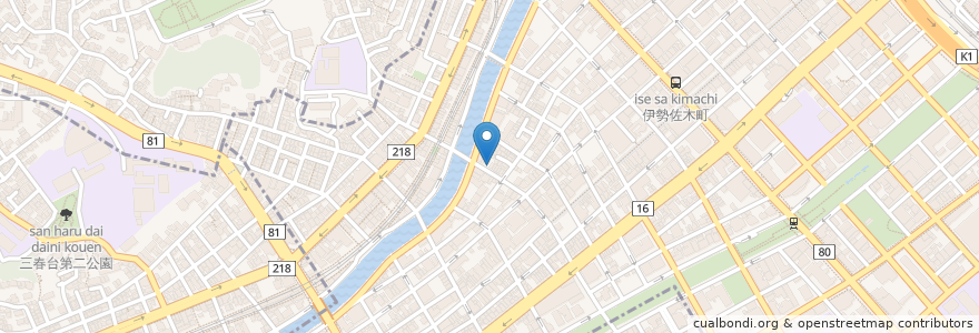 Mapa de ubicacion de Coin Park en 日本, 神奈川県, 横浜市, 中区.