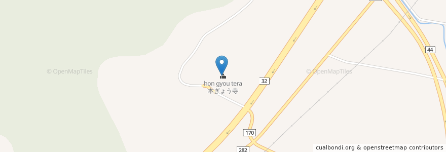 Mapa de ubicacion de 本ぎょう寺 en Япония, Кагава, 高松市.