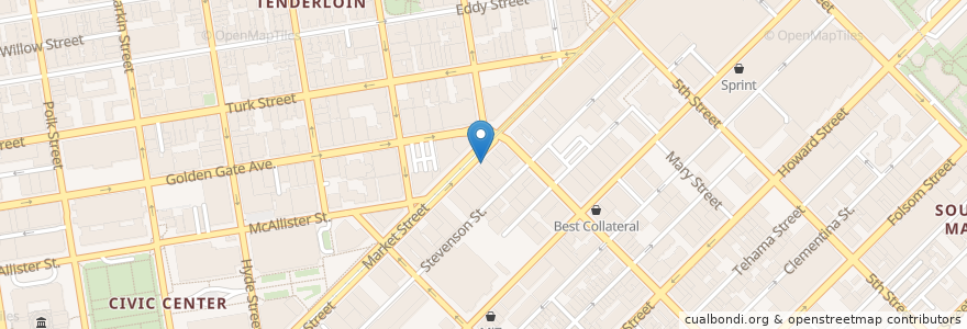 Mapa de ubicacion de Chai Bar by David Rio en Vereinigte Staaten Von Amerika, Kalifornien, San Francisco, San Francisco.